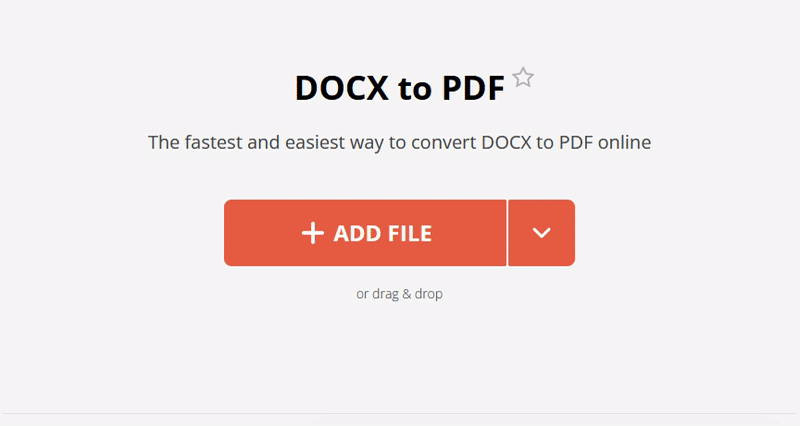 docx file to pdf online free